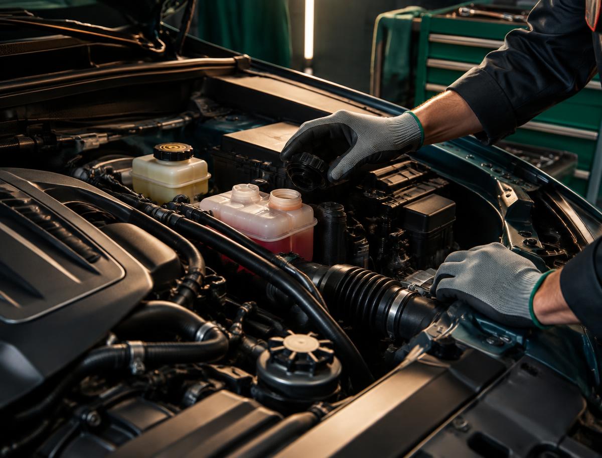Motor a receber manutenção